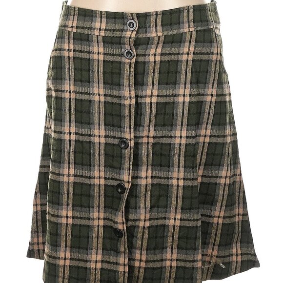 Retrolicious Plaid Skirt 1x - Picture 1 of 2